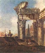 WEENIX, Jan Baptist Ancient Ruins oil painting artist